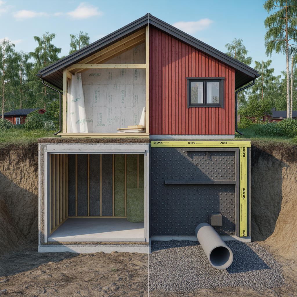 kallarvaggens isolering jamforelse mellan in och utsida